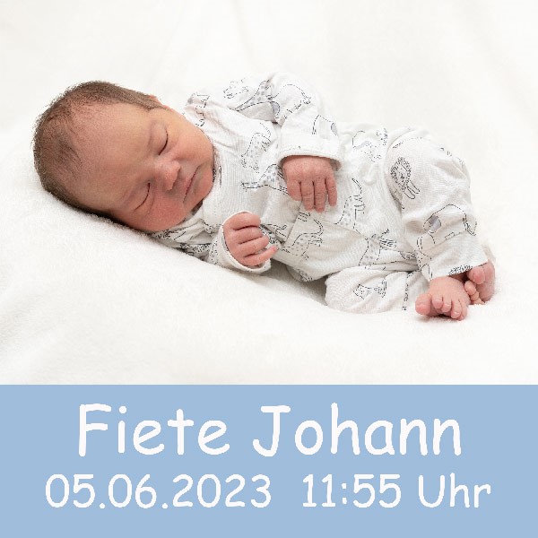 Baby Fiete Johann
