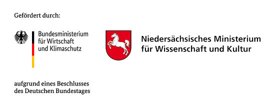 gefördert durch BMWK, Niedersächsisches Ministerium für Wissenschaft und Kultur, Volkswagen Stiftung