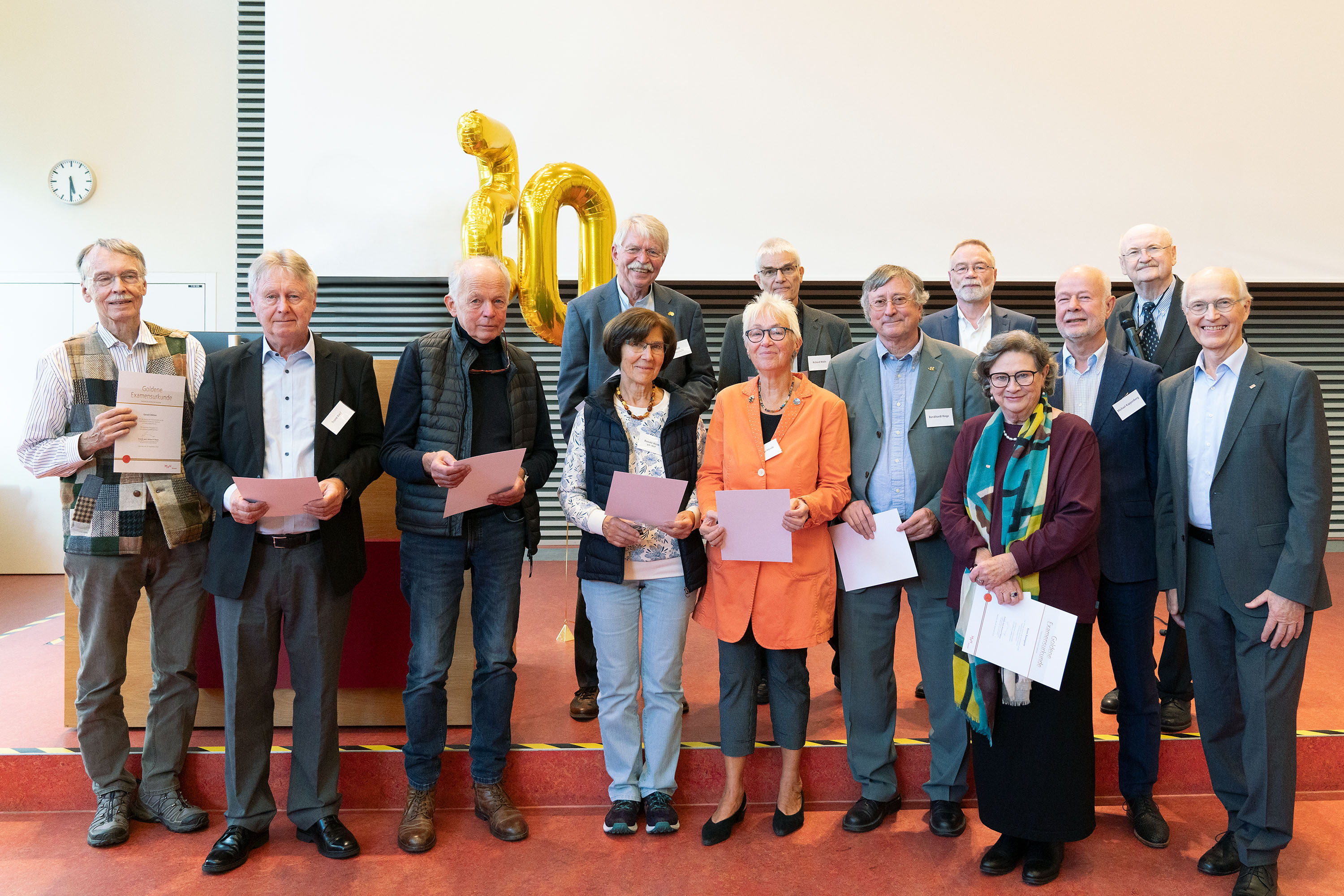 Gruppenfoto der goldenen Jubilare