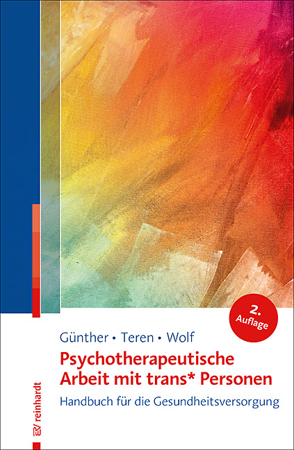 Buchcover Psychotherapeutische Arbeit mit trans*Personen
