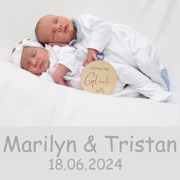 Babys Marilyn und Tristan