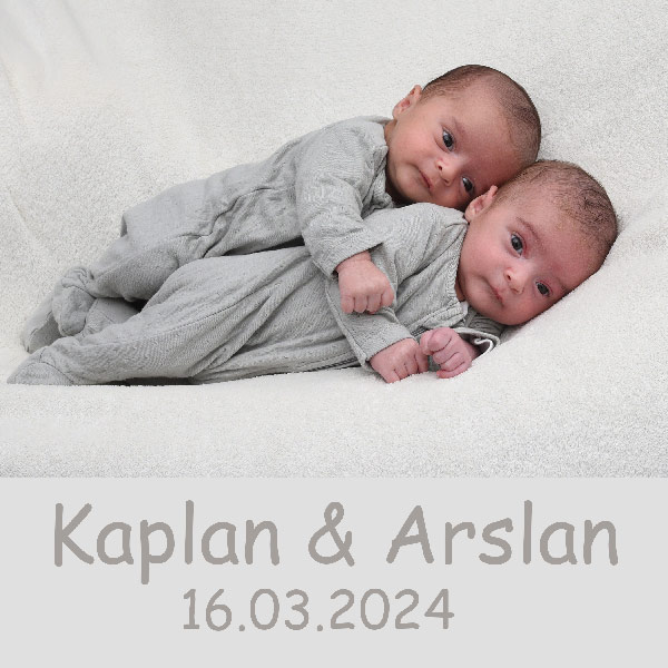 Babys Kaplan und Aslan
