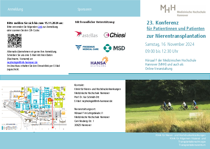 Flyer_Patientenkonferenz_16112024; Copyright: MHH/Nephrologie